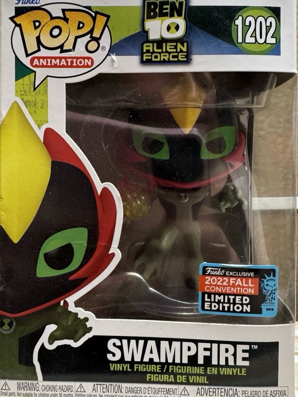 Funko Pop Animation Ben 10 Alien Force Swampfire Vinyl Figure #1202